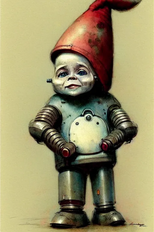 Image similar to ( ( ( ( ( 1 9 5 0 s robot knome baby. muted colors. ) ) ) ) ) by jean - baptiste monge!!!!!!!!!!!!!!!!!!!!!!!!!!!!!!