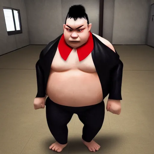 Image similar to vampire sumo wrestler