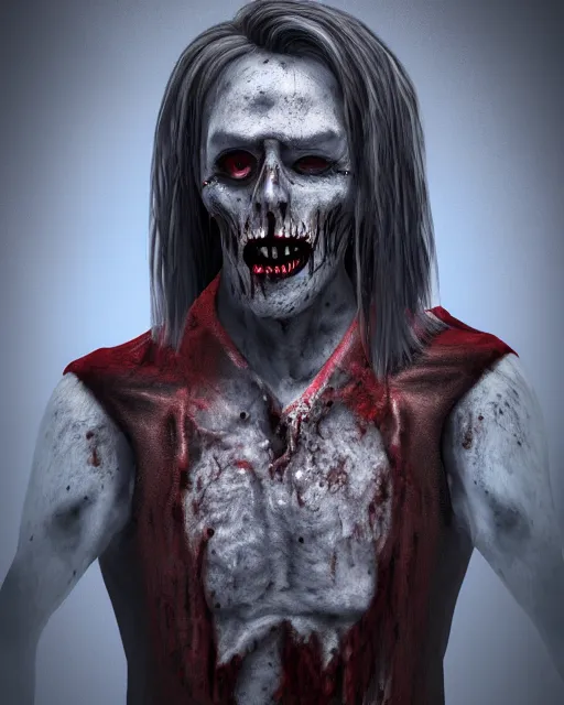 Prompt: portrait of an undead vampire lord, photorealistic, 8 k