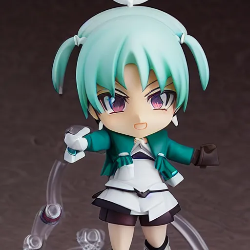 Image similar to sakuya izayoi nendoroid, 8 k resolution, wide angle lens, 1 5 mm, studio lighting