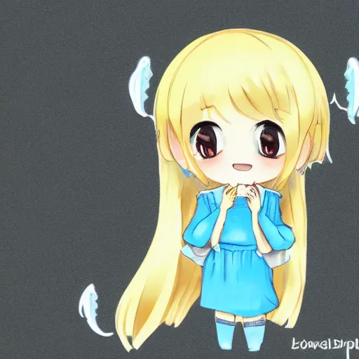 Image similar to portrait of kawaii chibi