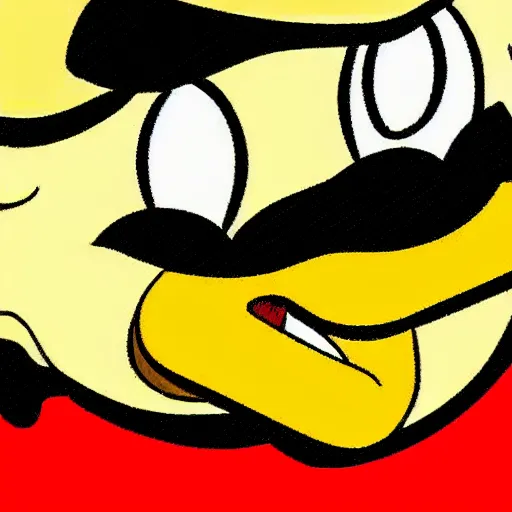 Prompt: donald trump in a duck tales artstyle