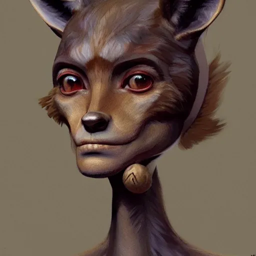 Image similar to a humanoid fox with a face inspired by mr. bean, intricate, elegant, highly detailed, digital painting, artstation, glamor pose, concept art, smooth, sharp focus, illustration, art by artgerm and greg rutkowski, artey freytag