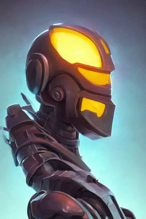 Image similar to epic mask helmet robot ninja portrait stylized as fornite style game design fanart by concept artist gervasio canda, behance hd by jesper ejsing, by rhads, makoto shinkai and lois van baarle, ilya kuvshinov, rossdraws global illumination radiating a glowing aura global illumination ray tracing hdr render in unreal engine 5