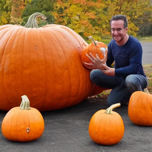 Prompt: worlds largest pumpkin