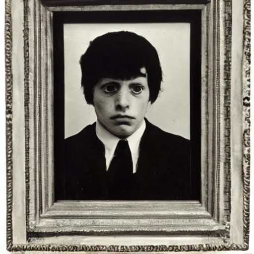 Prompt: portrait of a man by diane arbus, extremely fine derail