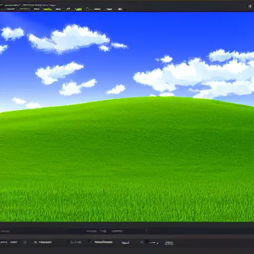 Prompt: windows xp background in pixel featured artstation