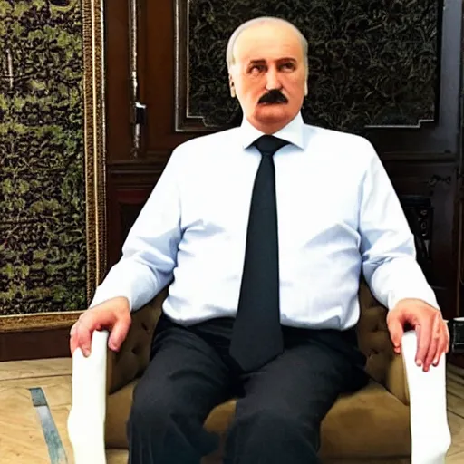 Image similar to Alexander Lukashenko as Vito Corleone