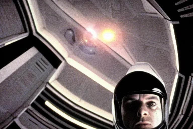 Prompt: from 2001: A Space Odyssey by Stanley Kubrick