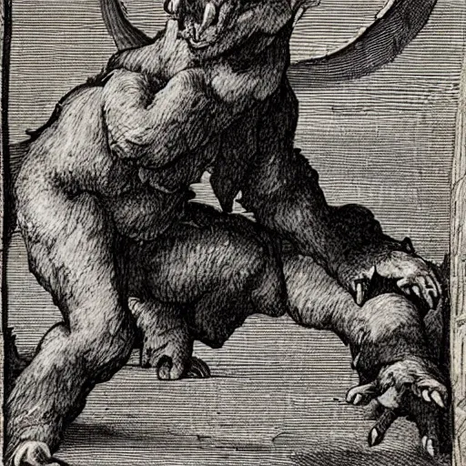 demonic bear crawling out of the pits of hell, | Stable Diffusion | OpenArt