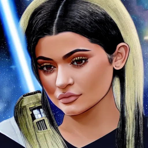 Image similar to kylie jenner in star wars