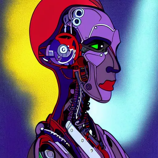 Image similar to a futurist cyborg deva, future perfect, award winning digital art