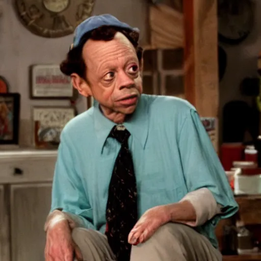 Prompt: don knotts as rickety cricket, it's always sunny in philadelphia, 8 k