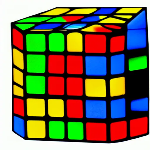 Prompt: the unsolvable rubik's cube