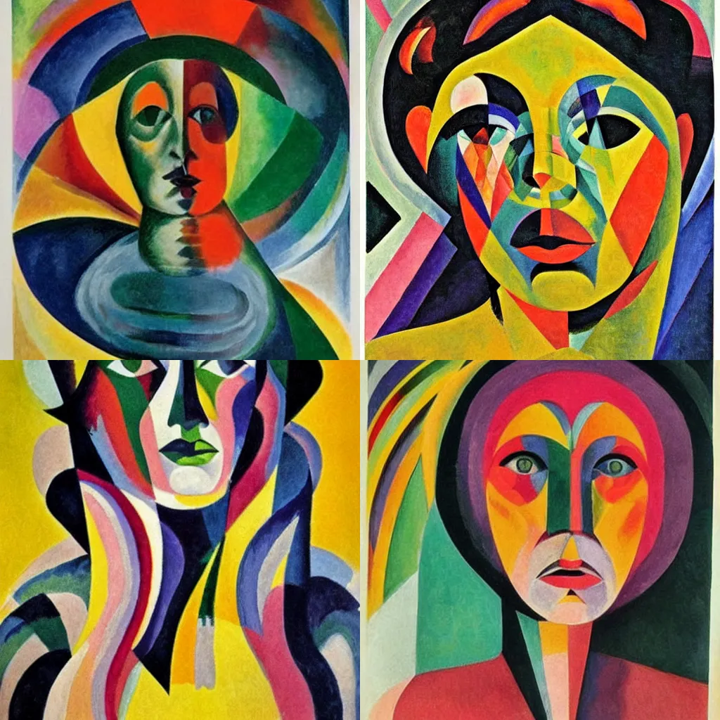 Prompt: beautiful portrait girl style nebular galaxy sun dynasty robert sonia delaunay giger