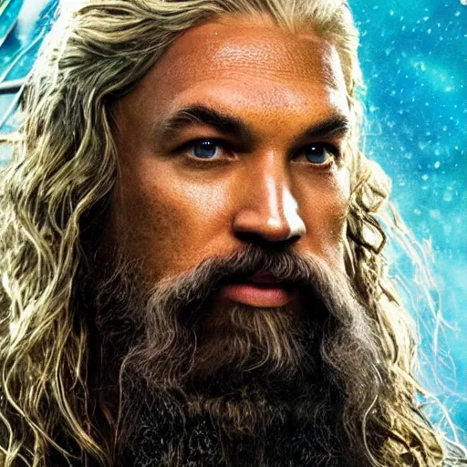 Image similar to aquaman gandalf, dslr profile photo