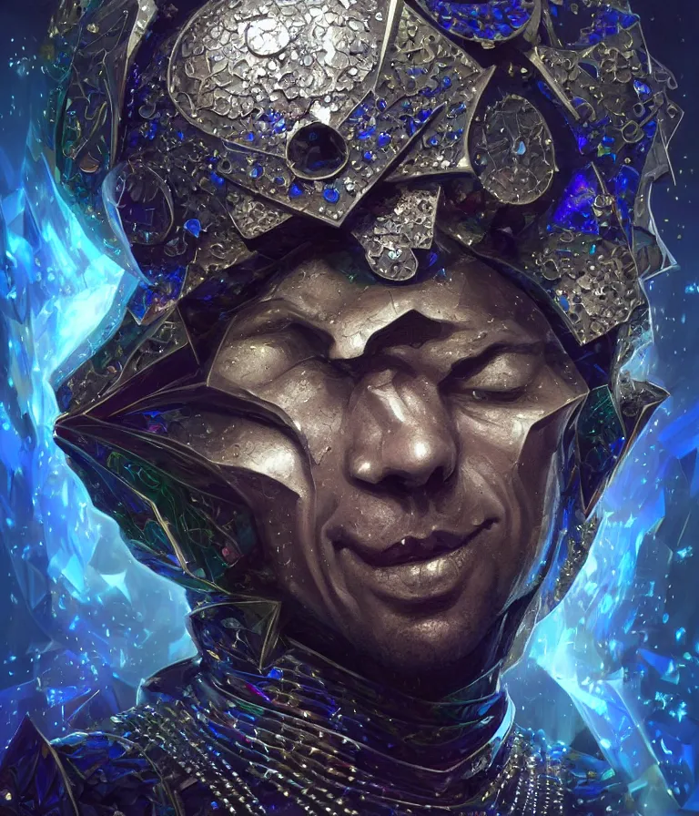 Image similar to front!!! shot of a court jester!!! character, mesmerizing fractal hypercubes, platinum cracked, dark holography!!!, future, metallic galactic, crystalline edges, polygonal, elegant, highly detailed, centered, (((artstation, concept art, jagged, sharp focus, artgerm, Tomasz Alen Kopera, Peter Mohrbacher, donato giancola, Joseph Christian Leyendecker, WLOP, Boris Vallejo))), ((raytracing)), mugshot!!!!!, ugly!!!!!!, octane render, nvidia raytracing demo, octane render, nvidia raytracing demo, octane render, nvidia raytracing demo, 8K, cinematic, masterpiece