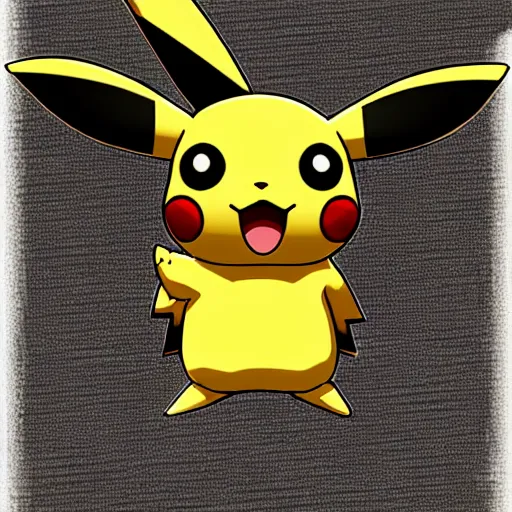 Tableau photo Pokémon Pikachu illustration