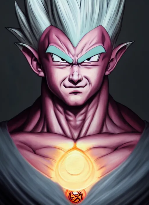 Portrait of Majin Boo (from dragon ball), D&D