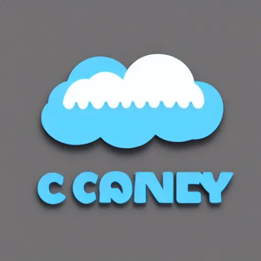 Image similar to a company logo name clouds