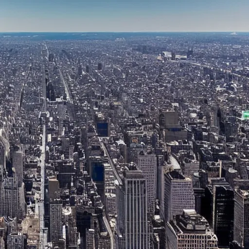 Image similar to saurons eye on top of the empire state building, cinematic, wide angle lens 8 k