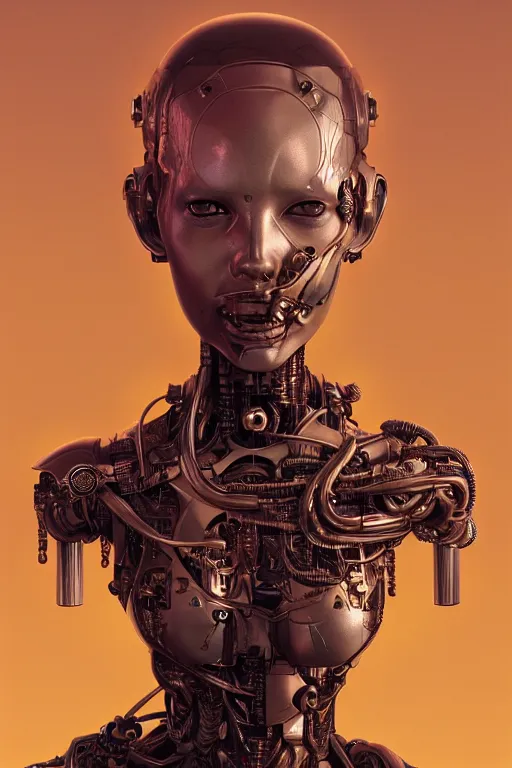 Image similar to portrait of a angry female robot, intricate, dystopian toy, sci - fi, extremely detailed, biopunk suit, digital painting, sculpted in zbrush, artstation, concept art, smooth, sharp focus, illustration, chiaroscuro lighting, golden ratio, incredible art by stanley artgerm lau and greg rutkowski and alphonse mucha and simon stalenhag