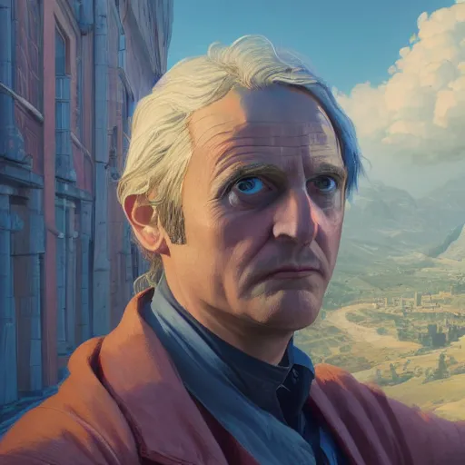 Image similar to highly detailed portrait isaac newton in gta v, stephen bliss, unreal engine, fantasy art by greg rutkowski, loish, rhads, ferdinand knab, makoto shinkai and lois van baarle, ilya kuvshinov, rossdraws, tom bagshaw, global illumination, radiant light, detailed and intricate environment