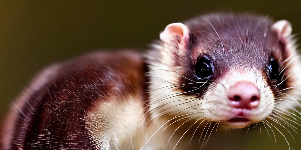 Prompt: Close up of a crying ferret, photo realistic, dramatic lighting, Nat Geo award winner, 100mm lens, bokeh