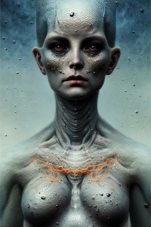 Prompt: gorgeous lilith the mother of all monsters dusty & cracked! in 2, destroyer! of worlds, void eyes, raining ash & smoke, fine art masterpiece, highly detailed dino valls wayne barlowe machiej kuciara, dramatic lighting, long shot, wide angle, uhd 8 k, sharp focus