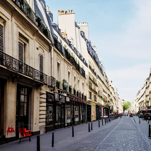 Image similar to a street in paris