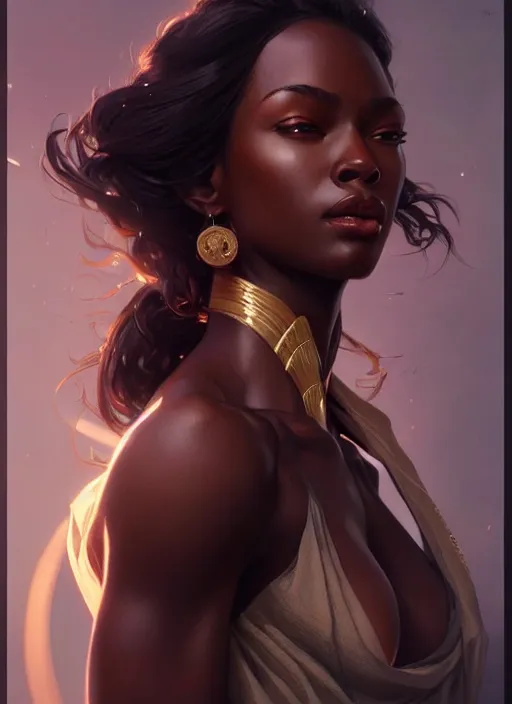 Image similar to ultra realistic illustration, handsome black women. intricate, elegant, highly detailed, digital painting, artstation, concept art, smooth, sharp focus, illustration, art by artgerm and greg rutkowski and alphonse mucha and wlop