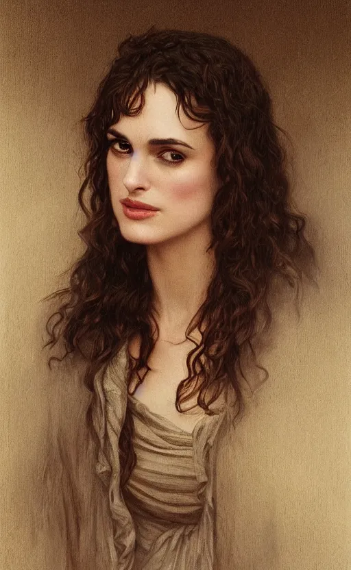 Image similar to winona ryder, kiera knightly, traditional corsican, intricate, highly detailed, artstation, illustration, jurgens, rutkowski, bouguereau, pastoral, rural, georgic