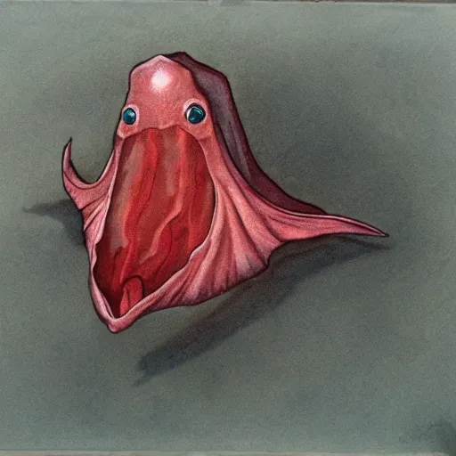 Prompt: vampire squid