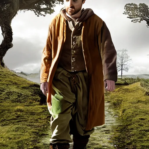 Image similar to Jessie Pinkman dressed as a hobbit