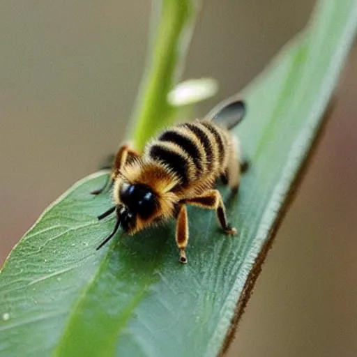 Image similar to photo of world ’ s smallest cat the size of a honeybee