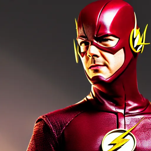 Image similar to adam scott as the flash, photo, detailed, 4 k