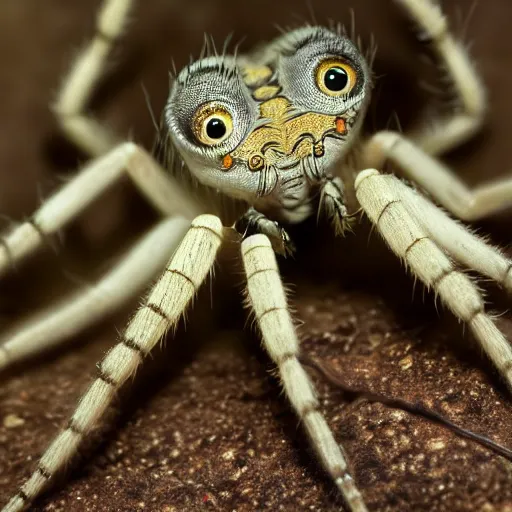 Image similar to gollum - faced spider