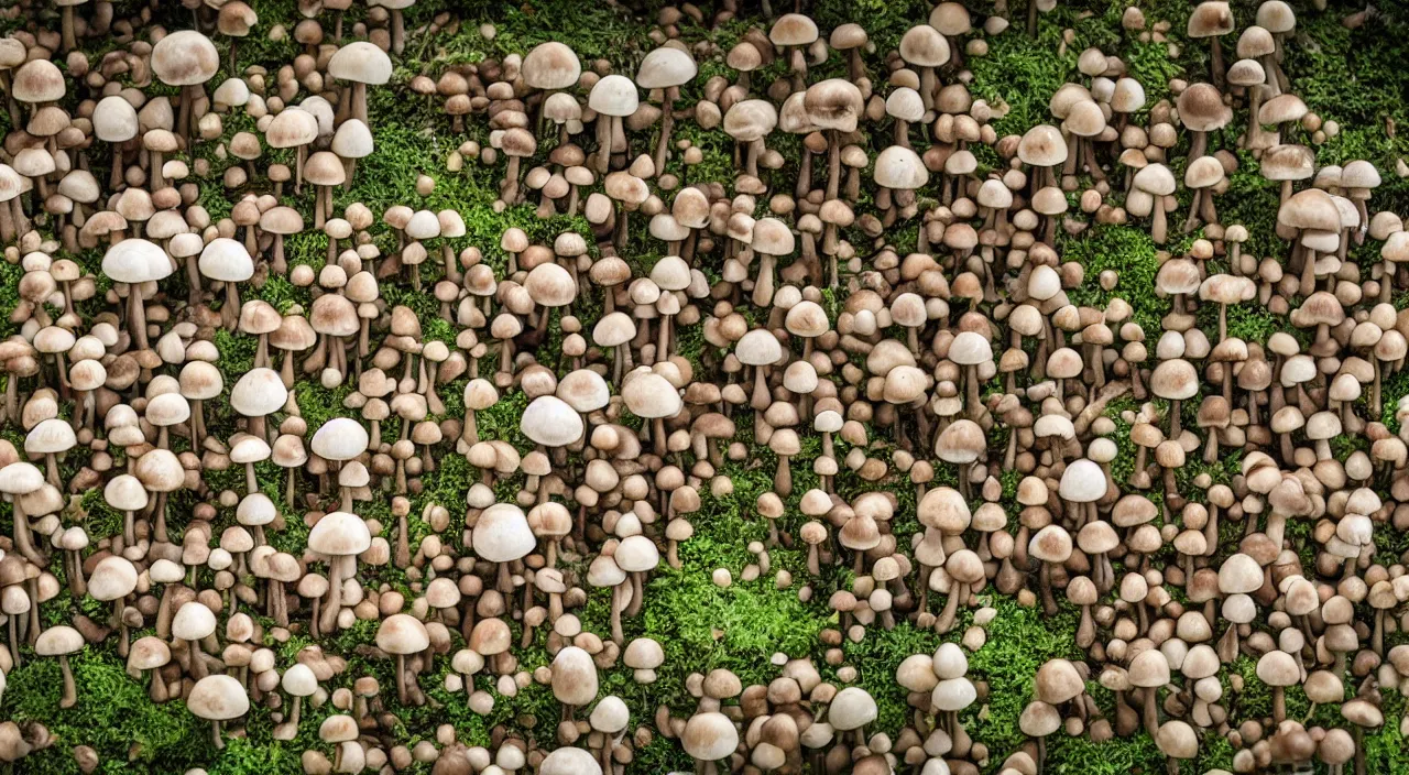 Image similar to mushroom city