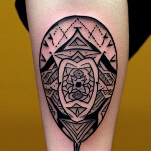 Image similar to tattoo design, stencil, tattoo stencil, traditional, a world famous tattoo