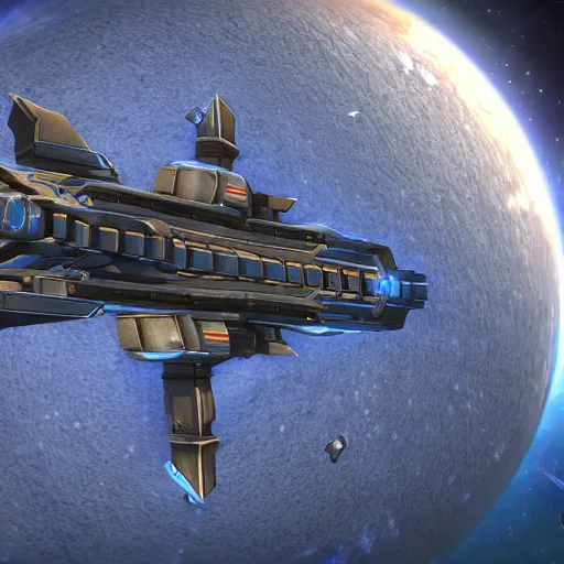 Image similar to homeworld 3 ship designs unreal engine 3 d models 4 k 8 k