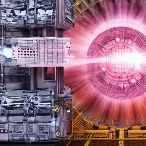 Prompt: something has gone terribly wrong with the launch of a new fusion reactor