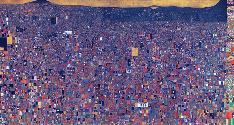 Prompt: Some mexican cityscapes by Gustav Klimt and NASA, prize winning photograph