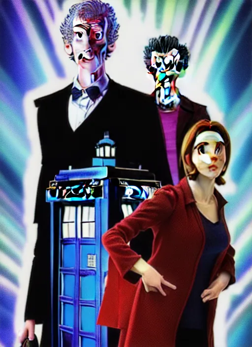 Image similar to doctor who big finish artwork poster photoshop digital art