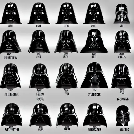 Image similar to a mix of darth vader's and the mandalorian's helmets. concept art, trending on art station.