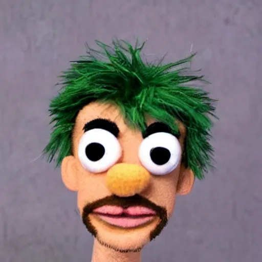 Image similar to jacksepticeye as a muppet