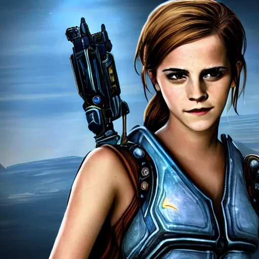 Image similar to emma watson in starcraft 2