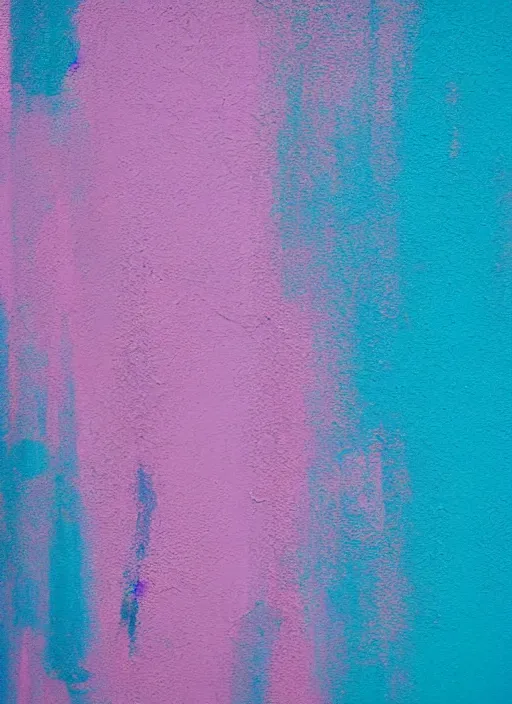 Prompt: painted wall background muted colors brush strokes, blue and pink