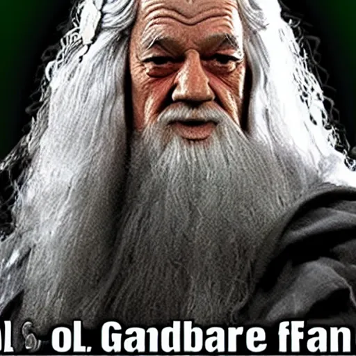 Prompt: gandalf as a football manager