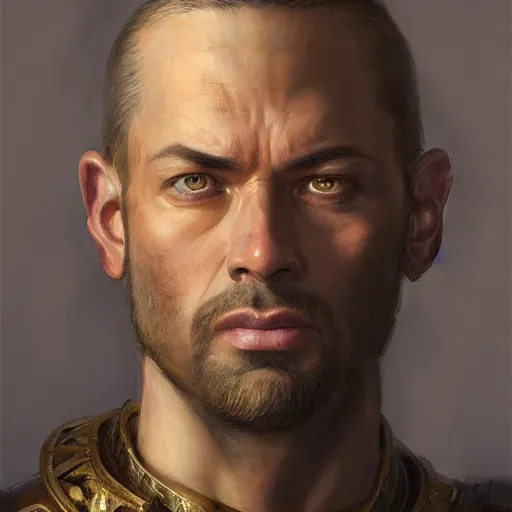 Prompt: andrew tate as a realistic fantasy d & d character, closeup portrait art by donato giancola and greg rutkowski, realistic face, digital art, trending on artstation
