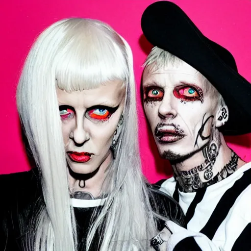 Image similar to die antwoord